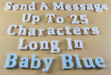25 x Edible 3D Personalized Cumbria Font Text, icing toppers, cake cupcakes decorations T082