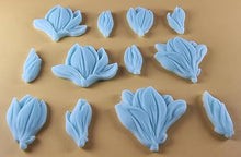 12 x Edible 3D 50mm Tulip Lilly flowers Set, icing toppers, cake cupcakes decorations T076