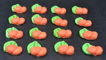 16 x Edible 3D cherries cherry fruit vegetables icing toppers, cake cupcakes decorations