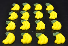 16 x Edible 3D bananas banana fruit vegetables icing toppers, cake cupcakes decorations
