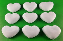 9 x Edible 3D 40mm Hearts icing toppers, cake cupcakes decorations T060