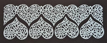 6 x Simply Heaven Edible Pre-Made Ready to Use Edible Cake Lace made from mat 62