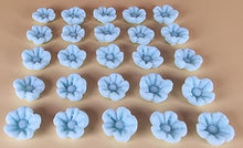 30 x Edible 3D 17mm flower flowers icing toppers, cake cupcakes decorations T006