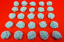 30 x Edible 3D 1.2mm high detail rose roses flowers icing toppers, cake cupcakes decorations T004
