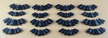 16 x Edible 3D 45mm Halloween Mixed Size Bats, icing toppers, T135