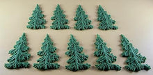 9 x Edible 3D 60mm High Detail Trees Set icing toppers, cake cupcakes T113