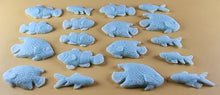 18 x Edible 3D 40mm Fish Set, icing toppers, cake cupcakes decorations T073