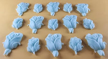 15 x Edible 3D 30mm Rose Bud Set, icing toppers, cake cupcakes decorations T074