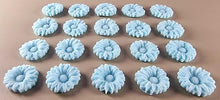 20 x Edible 3D 20mm flower flowers icing toppers, cake cupcakes decorations T021