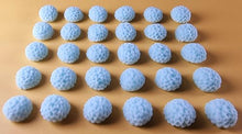 30 x Edible 3D 11mm Dahlia Flowers, icing toppers, cake cupcakes decorations T065
