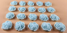 20 x Edible 3D 20mm flower flowers icing toppers, cake cupcakes decorations T029