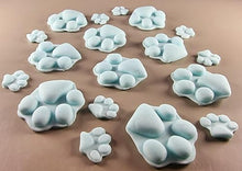 18 x Edible 3D 40mm Dog Paws, icing toppers, cake cupcakes decorations T036