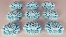 9 x Edible 3D 40mm Large Roses Rose flowers icing toppers, cake cupcakes decorations T005