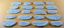 20 x Edible 3D 50mm Feather Set, icing toppers, cake cupcakes decorations T075