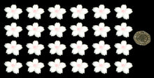 24 x Edible 3D 30mm cherry blossoms flowers, cake, cupcake toppers decorations