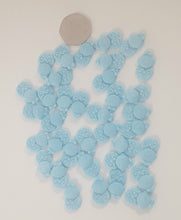 40 x Edible 3D baby Blue cupcake cake toppers decoration christening baby shower