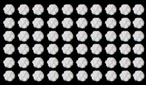 60 x Edible 3D 10mm daisy daisies flowers, cake, cupcake toppers decorations