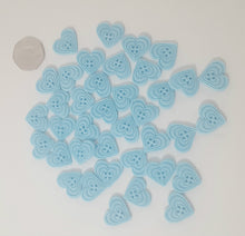 40 x Edible 3D baby Blue cupcake cake toppers decoration christening baby shower