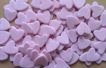 110 x Edible 3D 8mm hearts, cake, cupcake toppers decorations wedding 50 colours