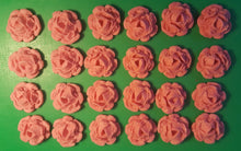 24 Edible 3D 30mm roses flowers cupcake cake toppers decorations many colours