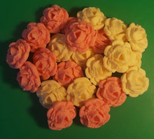 24 Edible 3D 30mm roses flowers cupcake cake toppers decorations many colours