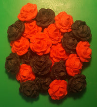 24 Edible 3D 30mm roses flowers cupcake cake toppers decorations many colours