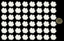 48 x Edible 3D 25mm daisies daisy flowers, cake, cupcake toppers decorations