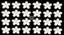 24 x Edible 3D 50mm cherry blossoms flowers, cake, cupcake toppers decorations