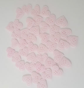 40 x Edible 3D baby Pink cupcake cake topper decorations christening baby shower