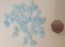 40 x Edible 3D baby Blue cupcake cake toppers decoration christening baby shower