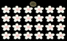 24 x Edible 3D 40mm cherry blossoms flowers, cake, cupcake toppers decorations