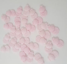 40 x Edible 3D baby Pink cupcake cake topper decorations christening baby shower