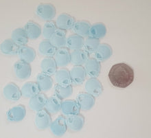 40 x Edible 3D baby Blue cupcake cake toppers decoration christening baby shower