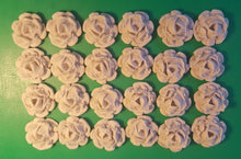 24 Edible 3D 30mm roses flowers cupcake cake toppers decorations many colours