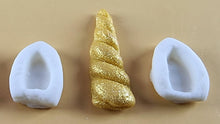 27 Peice Edible 3D Unicorn Horns and Ears Set icing toppers, cake cupcakes decorations T098