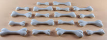 18 x Edible 3D 44mm Dog bones bone, icing toppers, cake cupcakes decorations T037