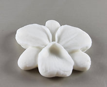 9 x Edible 3D 48mm Orchid, Orchids, flowers, flower, icing toppers, cake cupcakes decorations T038