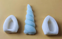 27 Peice Edible 3D Unicorn Horns and Ears Set icing toppers, cake cupcakes decorations T098
