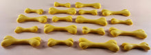 18 x Edible 3D 44mm Dog bones bone, icing toppers, cake cupcakes decorations T037