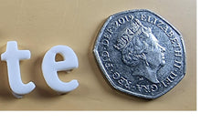 25 x Edible 3D Personalized Cumbria Font Text, icing toppers, cake cupcakes decorations T082