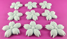 9 x Edible 3D 40mm Cherry Blossoms icing toppers, cake cupcakes decorations T051