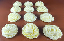 12 x Edible 3D 34mm large roses rose flowers icing toppers, cake cupcakes decorations T011