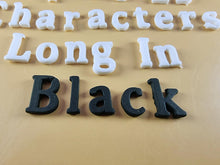 25 x Edible 3D Personalized Cumbria Font Text, icing toppers, cake cupcakes decorations T082