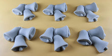 6 x Edible 3D 55mm Jingle Bells, Christmas icing toppers, cake cupcakes decorations T095