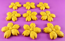 9 x Edible 3D 40mm Cherry Blossoms icing toppers, cake cupcakes decorations T051