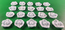 20 x Edible 3D 20mm flower flowers icing toppers, cake cupcakes decorations T032