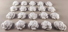 20 x Edible 3D 23mm high detail roses rose flowers icing toppers, cake cupcakes decorations T018
