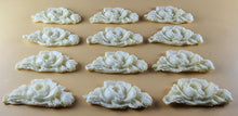 12 x Edible 3D 55mm Rose Bunches, icing toppers, cake cupcakes decorations T080