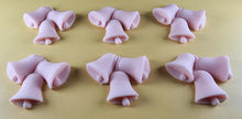 6 x Edible 3D 55mm Jingle Bells, Christmas icing toppers, cake cupcakes decorations T095