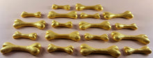 18 x Edible 3D 44mm Dog bones bone, icing toppers, cake cupcakes decorations T037